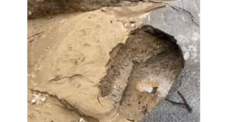 Smottamenti e crateri sulla strada, chiusa la Valle del Forno tra San Benedetto e Acquaviva